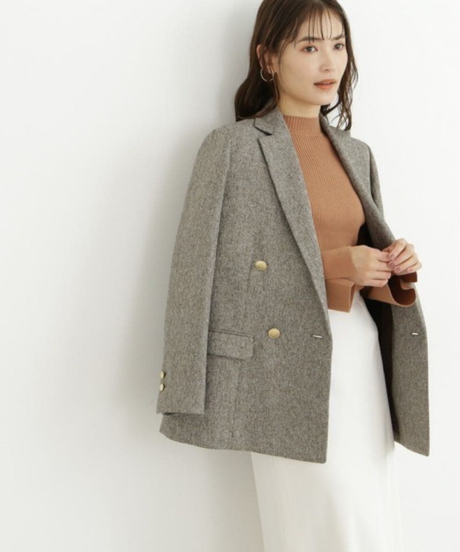 【Oggi掲載】ツィーディーダブルジャケット