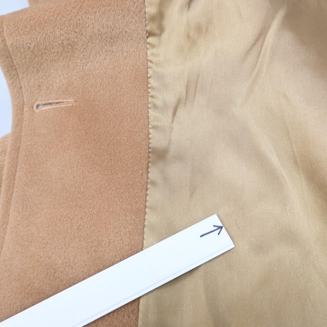 48046★冬 Max Mara ウールコート ステンカラー Aライン*