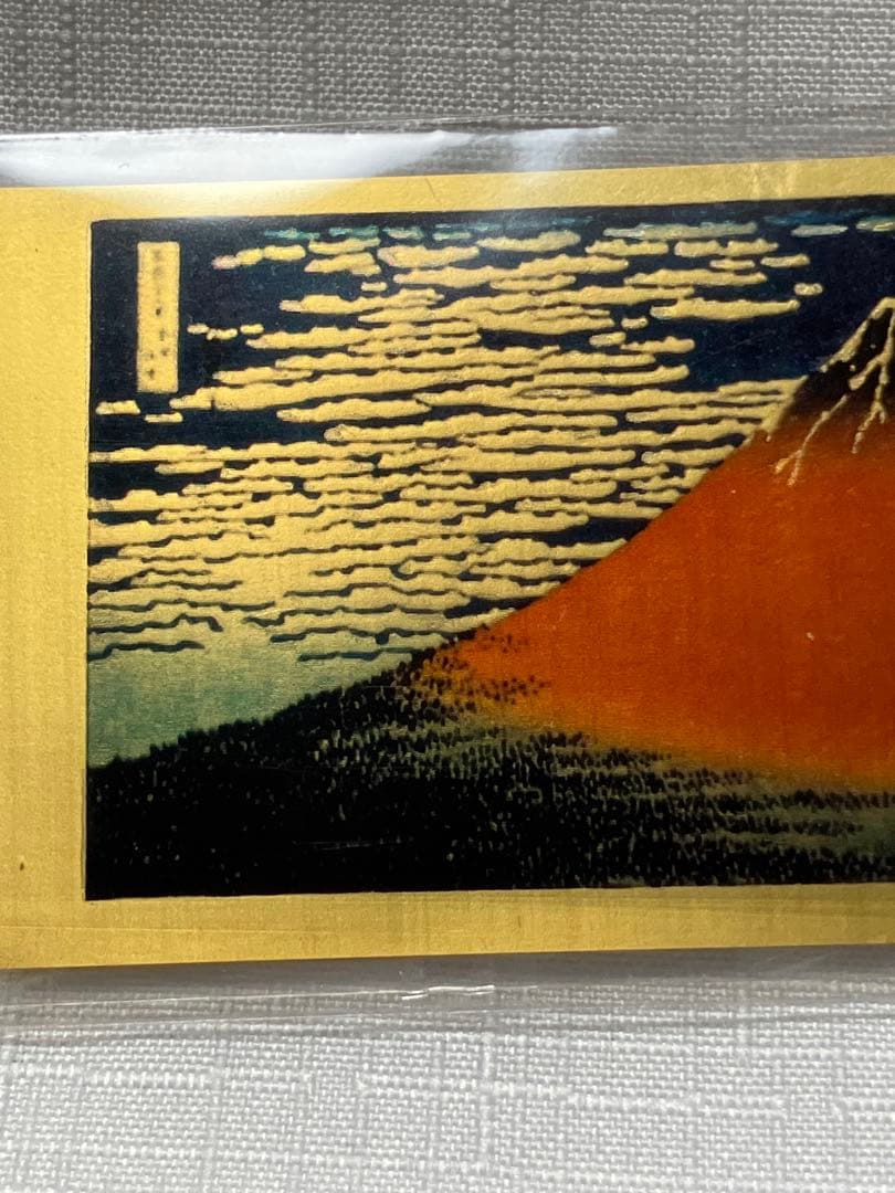 純金アート絵画シリーズコレクション　「富嶽三十六景　赤富士」24K24金　極美品