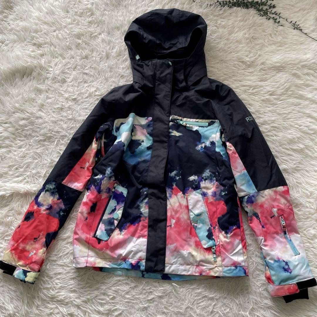 美品✴︎ROXY スノーボードウェア 上下セット マルチカラー M レディース