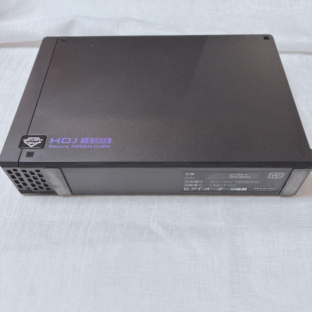 I-O DATA HDJ-HSU2.0B 外付けHDD 2TB 初期化済