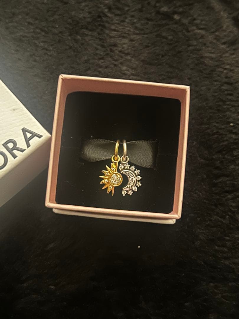 Pandora 太陽と月のチャーム