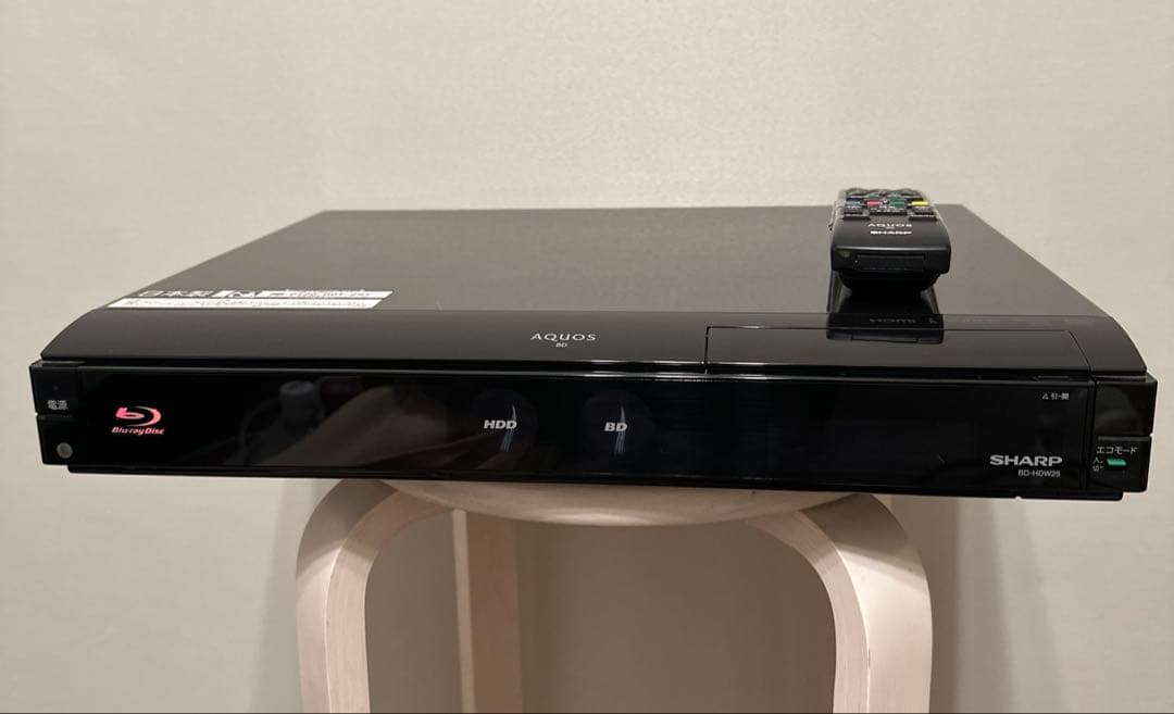中古 SHARP ブルーレイ レコーダー BD - HDW25 AQUOS