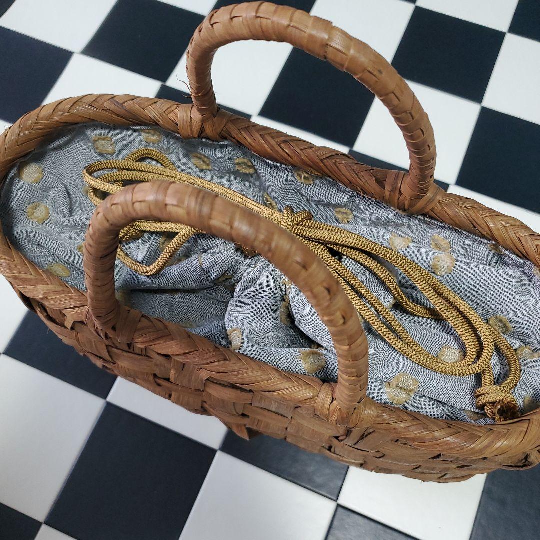 ら*い様 山葡萄 やまぶどう かごバッグ