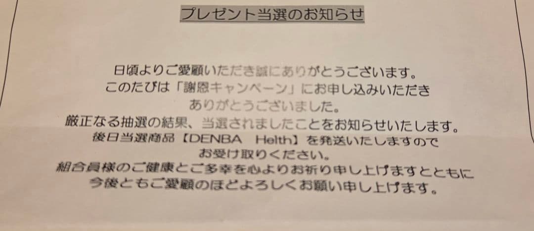 新品未使用【DENBA Health Charge】【デンバヘルス】【デンバ】