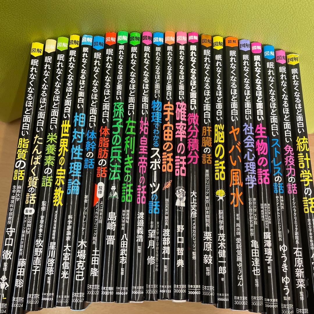 図解眠れなくなるほど面白い統計学の話　等　22冊セット