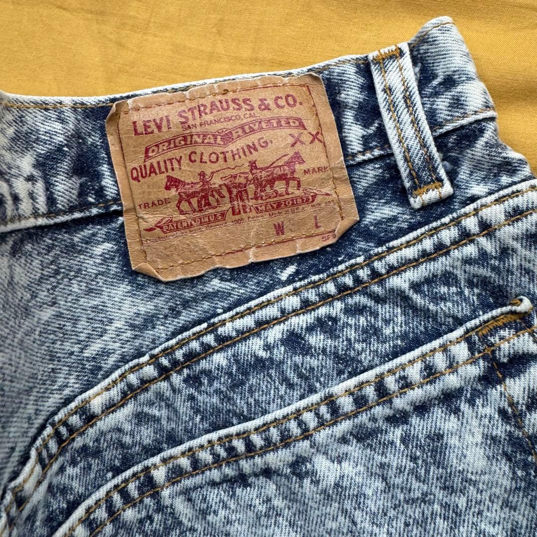 Levi's 501 USA製　ケミカルウォッシュ　90s W38 L32