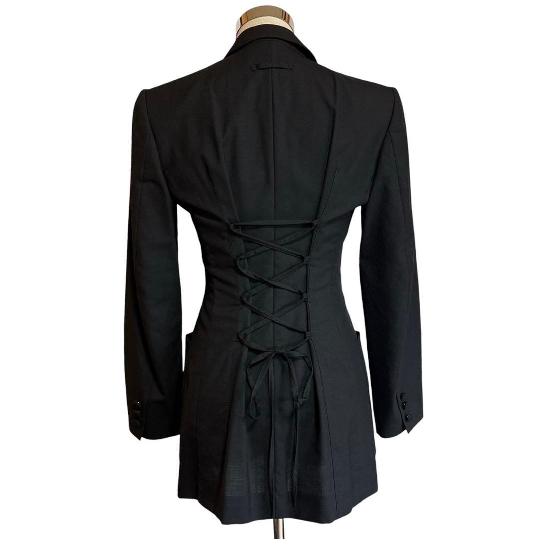 ジャンポールゴルチェ CLASSIQUE バックレースアップ ジャケット 40