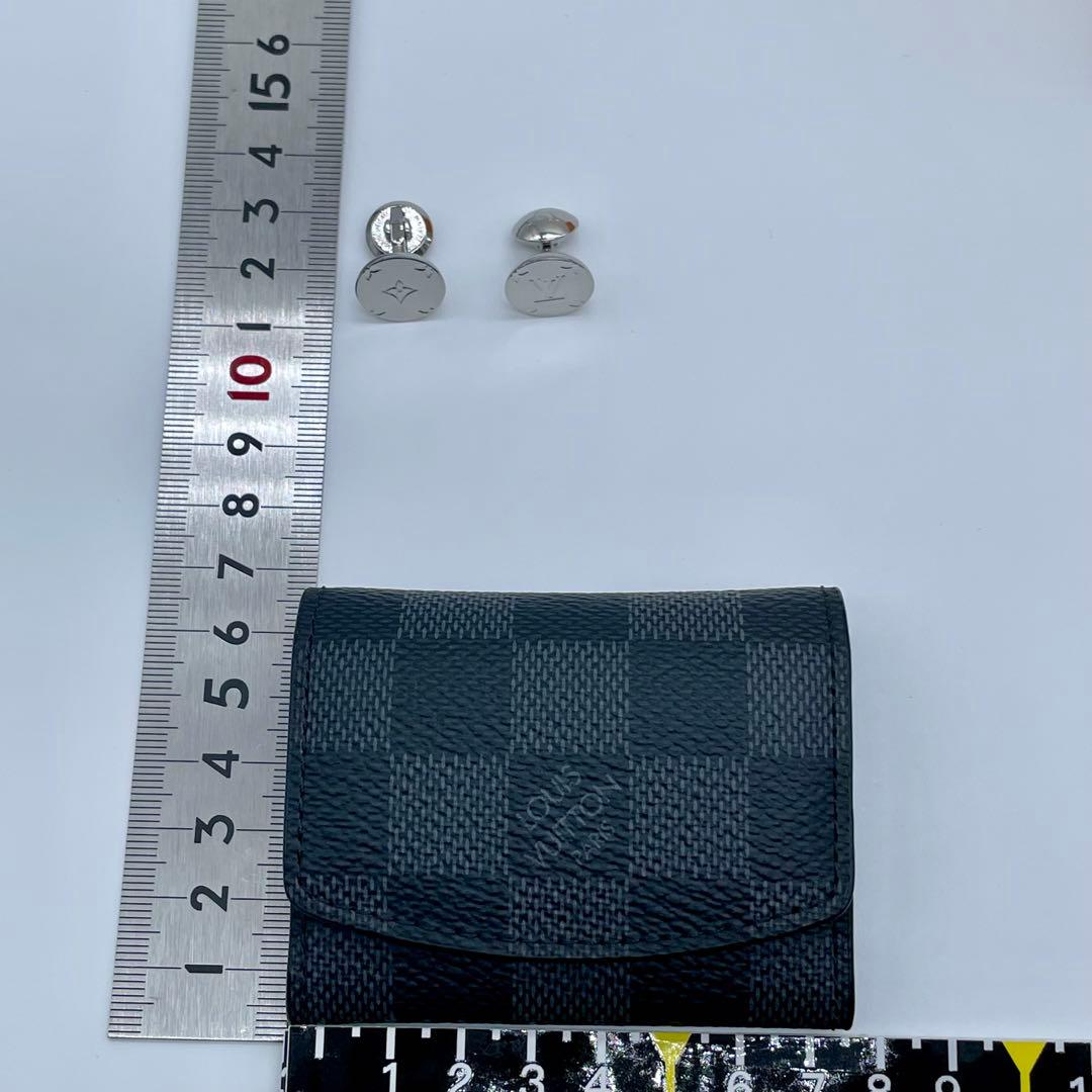 ✨希少ケース付き✨ルイヴィトン　モノグラム カフスボタン M61971 シルバー