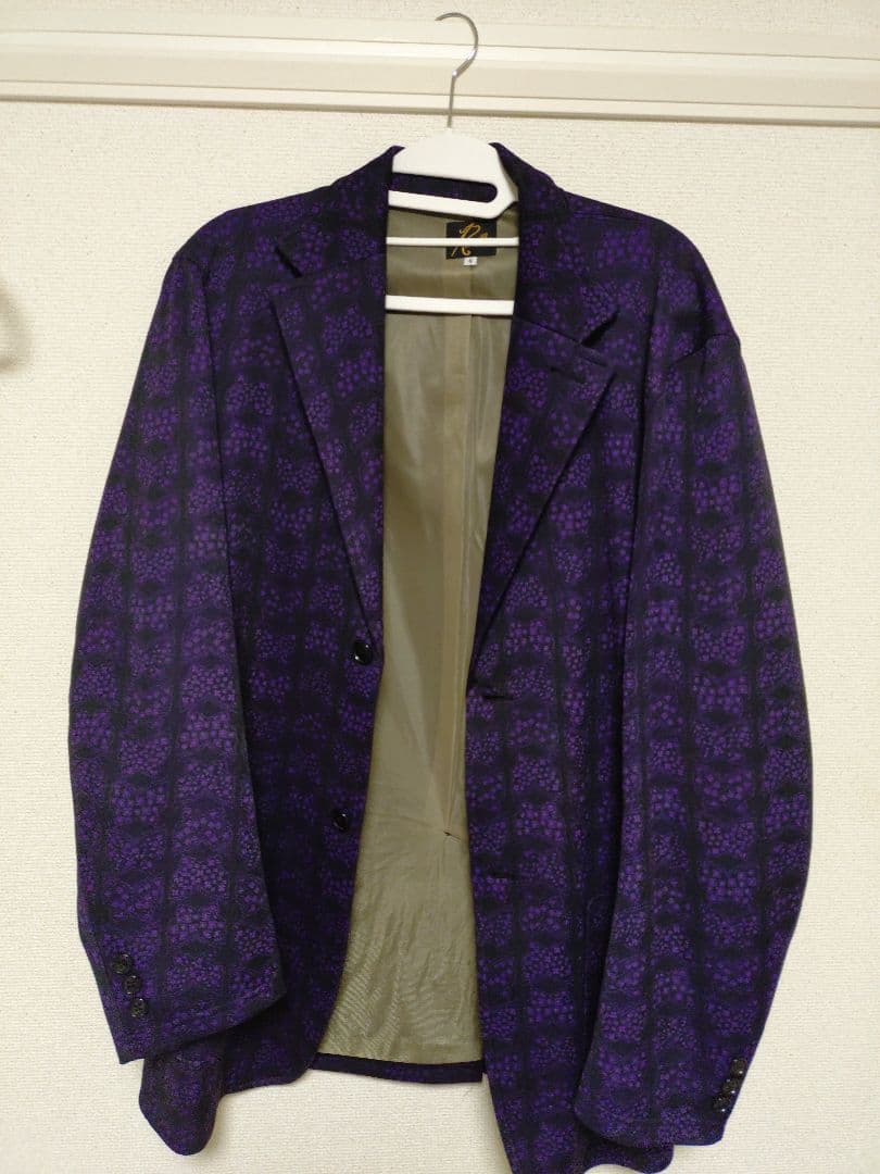 Needles パターン入り テーラードジャケット S