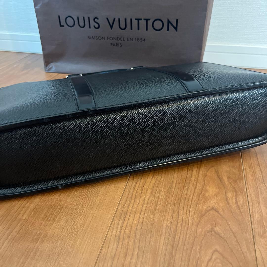 ルイヴィトン ビジネスバッグ ロザン　タイガ ブラック ブラック