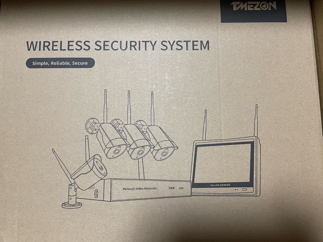 防犯カメラ　4台セット