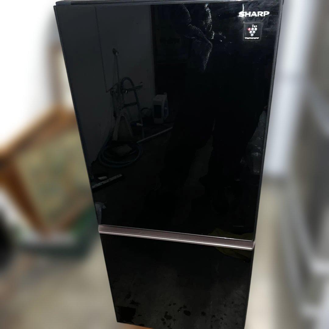 ⭐︎SHARP/シャープ/左右付け替え自在扉/冷蔵庫/ガラス製/プラズマクラスター