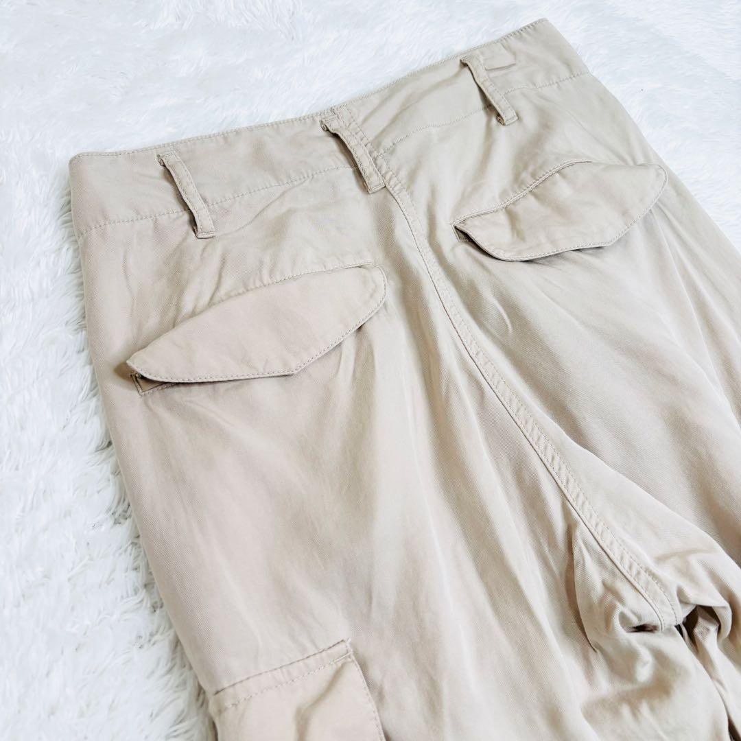 ウィムガゼット リヨセルウォッシュカーゴパンツ ベージュ 36 2023年モデル