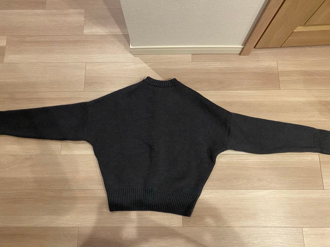 SHE tokyo demi カーディガン チャコールグレー　0サイズ