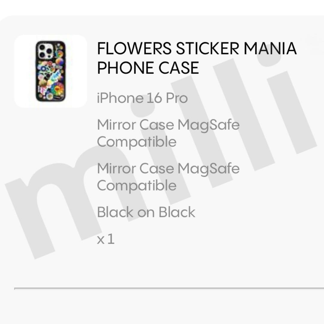 【新品】 CASETiFY 村上隆 iPhone16Pro用ケース