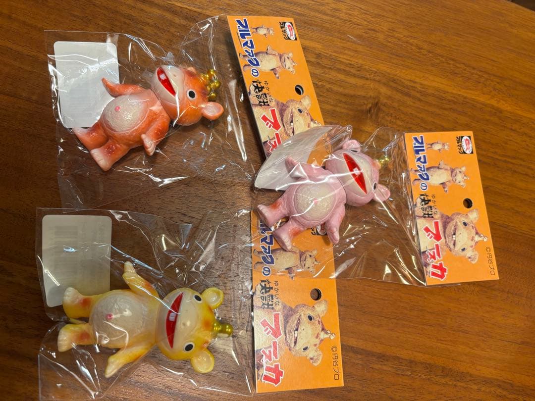 新品未開封★大ブルマァク展ちびブースカ★ピンク・イエロー・オレンジ　3点セット