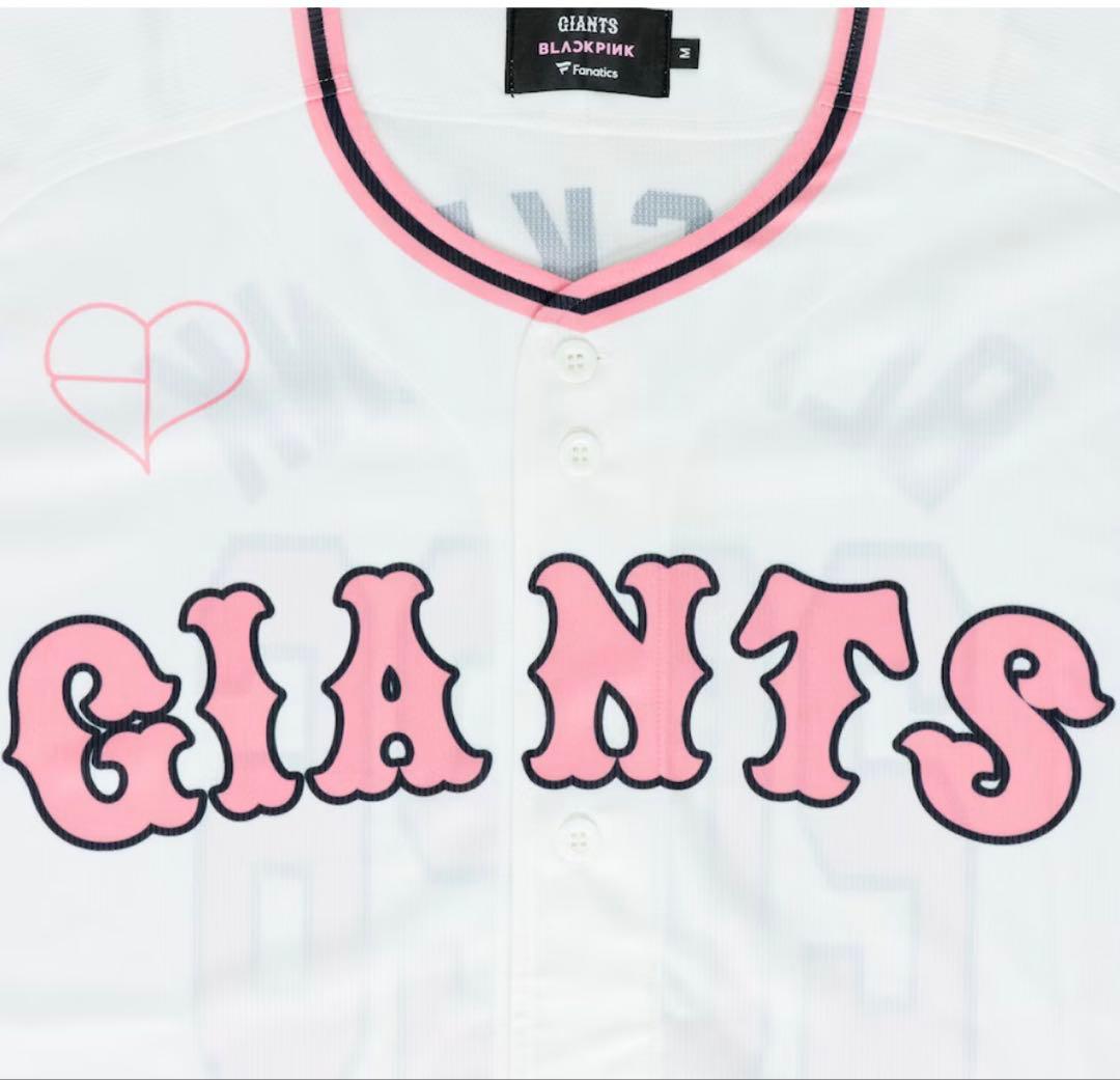 読売ジャイアンツ BLACKPINK ホワイト クロップド ユニホーム S
