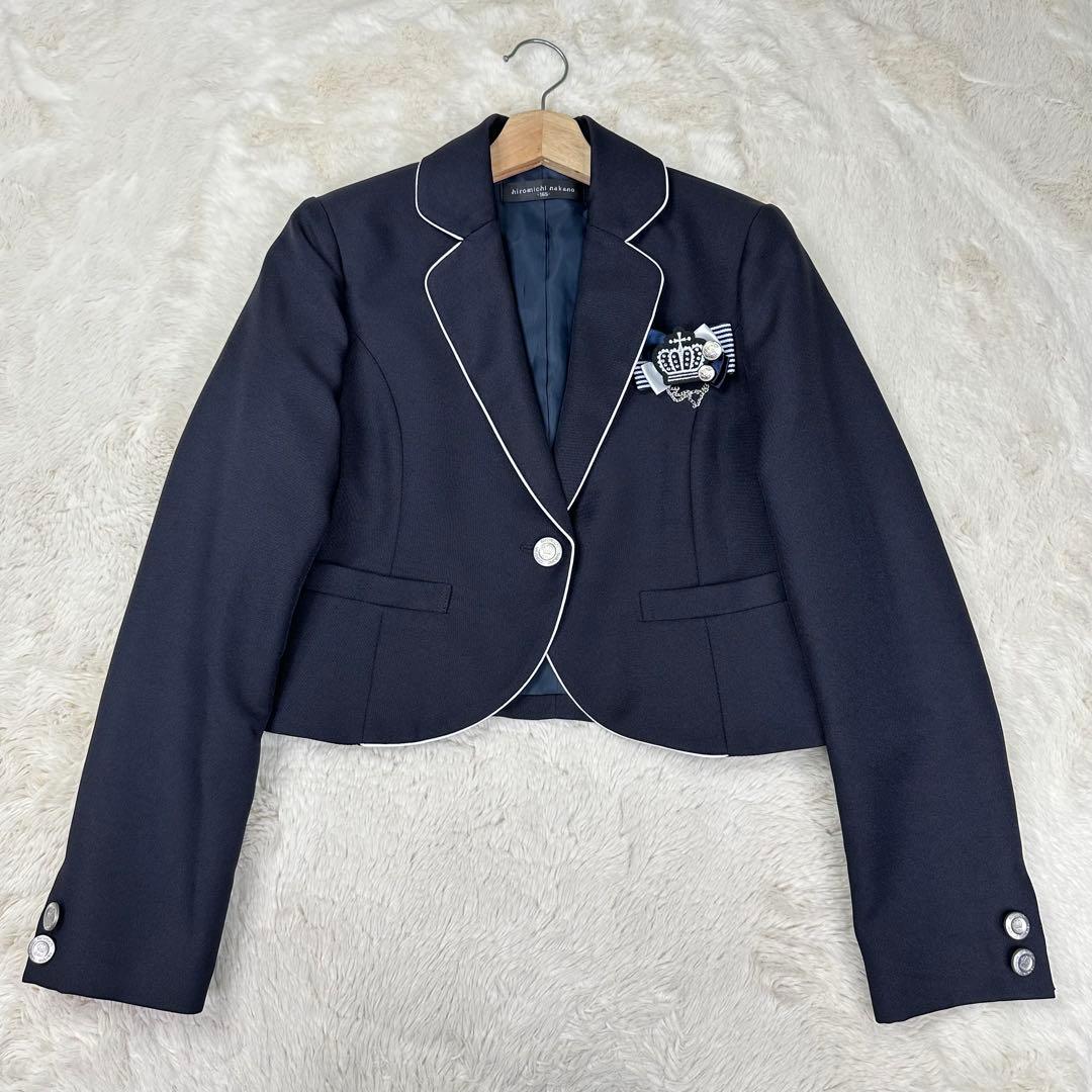 ✨美品✨ヒロミチナカノ 卒業式 女の子 スーツ 2点セット 165 エンブレム付
