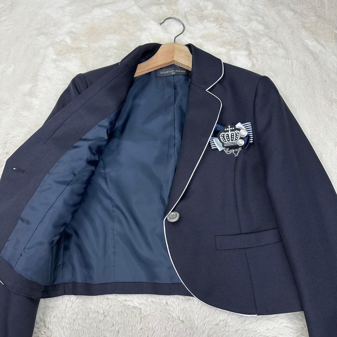 ✨美品✨ヒロミチナカノ 卒業式 女の子 スーツ 2点セット 165 エンブレム付