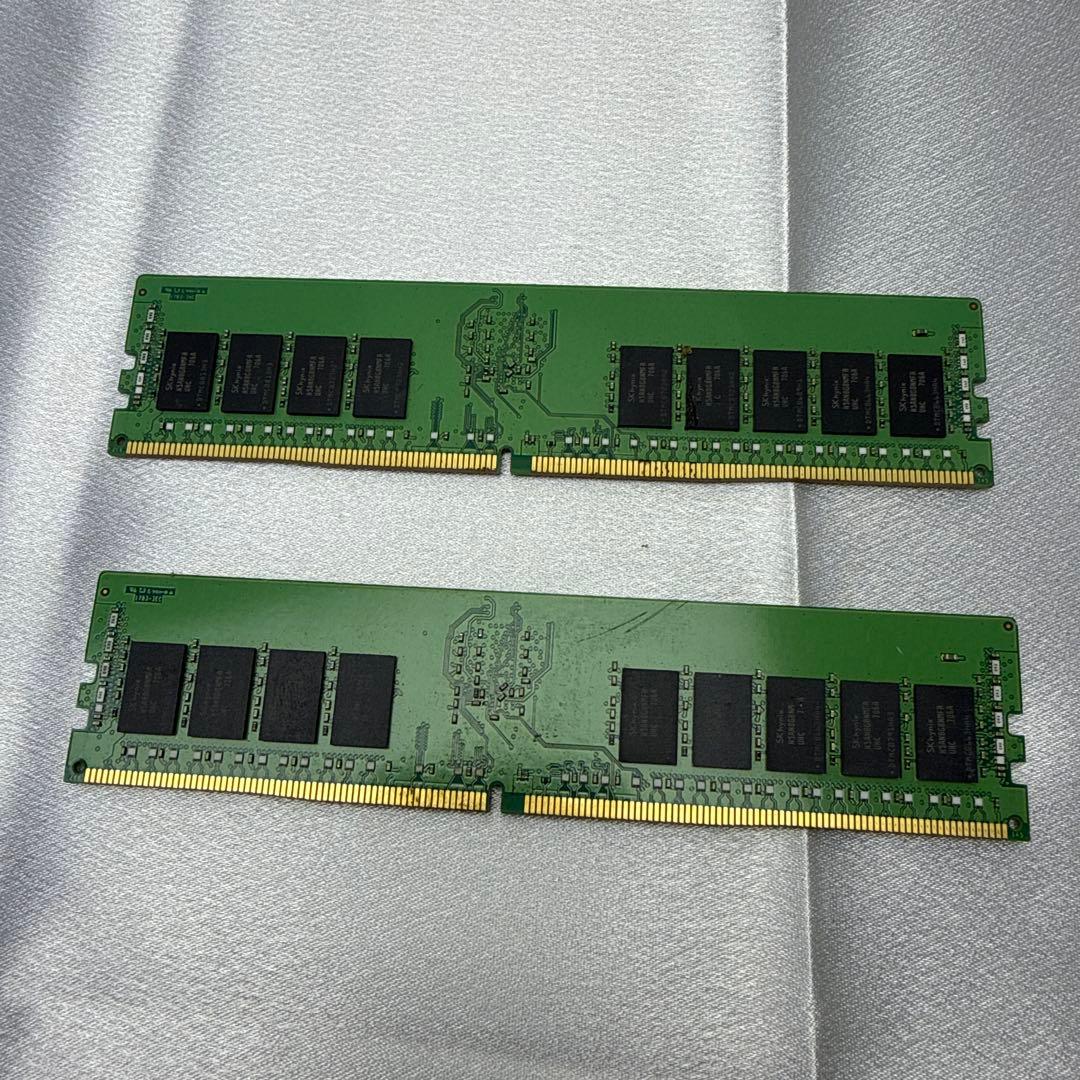SK hynix 16GB DDR4 2400MHz メモリ 二点