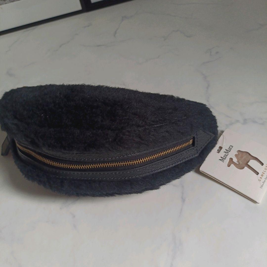 新品未使用❁Max Mara 　テディベア　ミニ クラッチ バッグ アルパカ