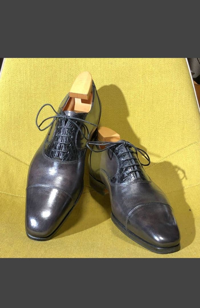 SANTONI　クロコダイル　6サイズ 25cm 美品　サントーニ