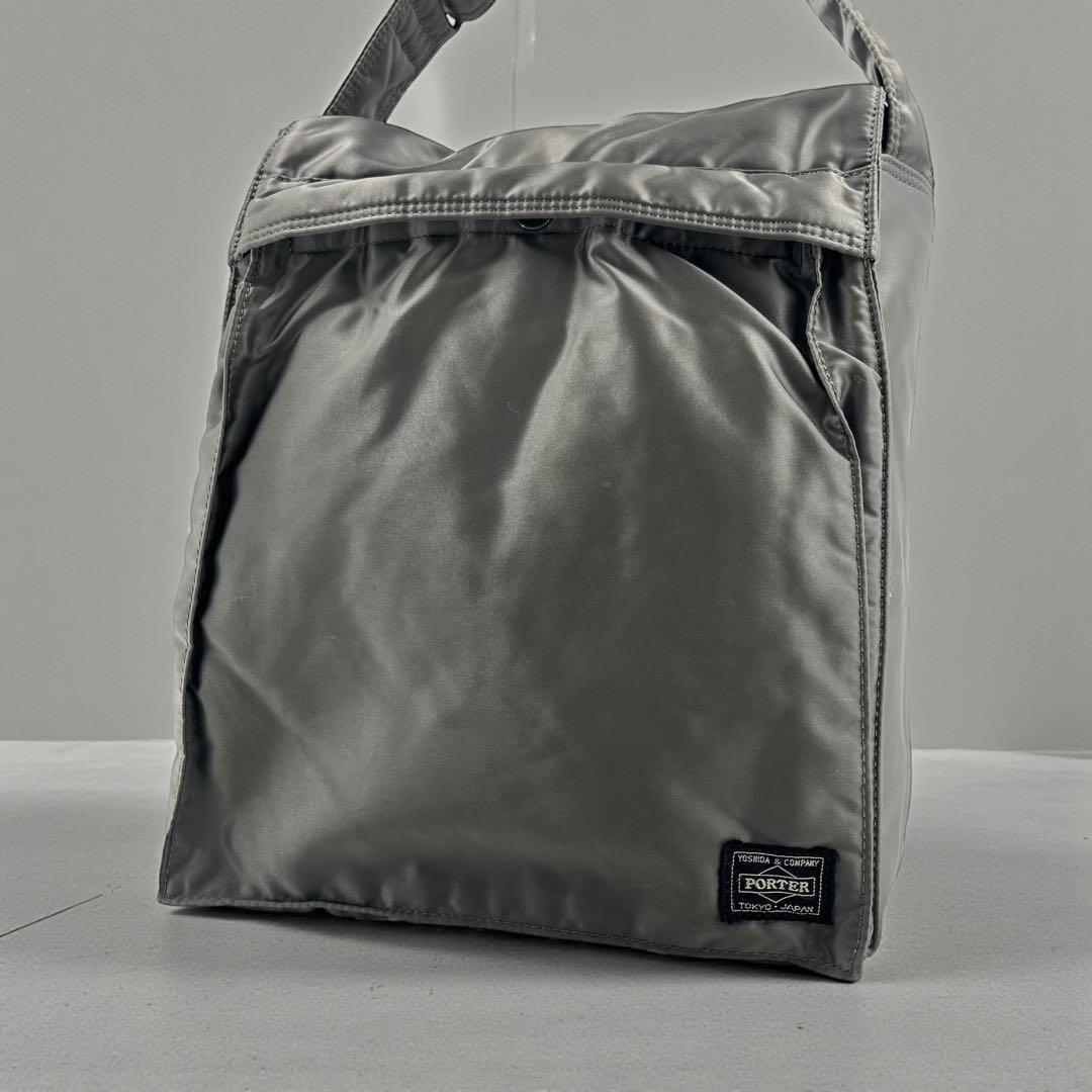 【極美品】 ポーター ショルダーバッグ タンカー シルバーグレー 廃盤 レア