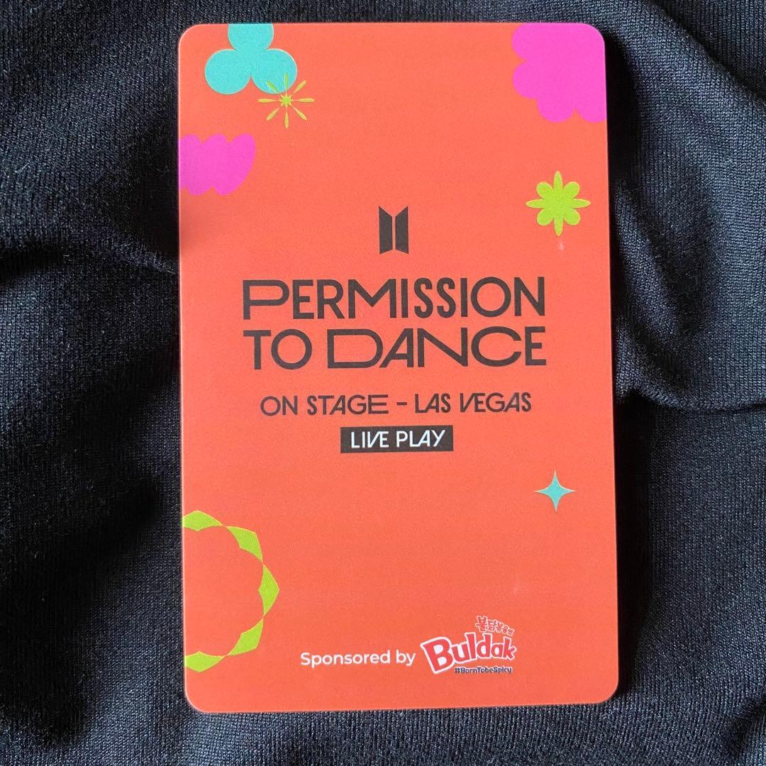 BTS PTD ラスベガス限定 JMIN ジミン トレカ LIVE PLAY