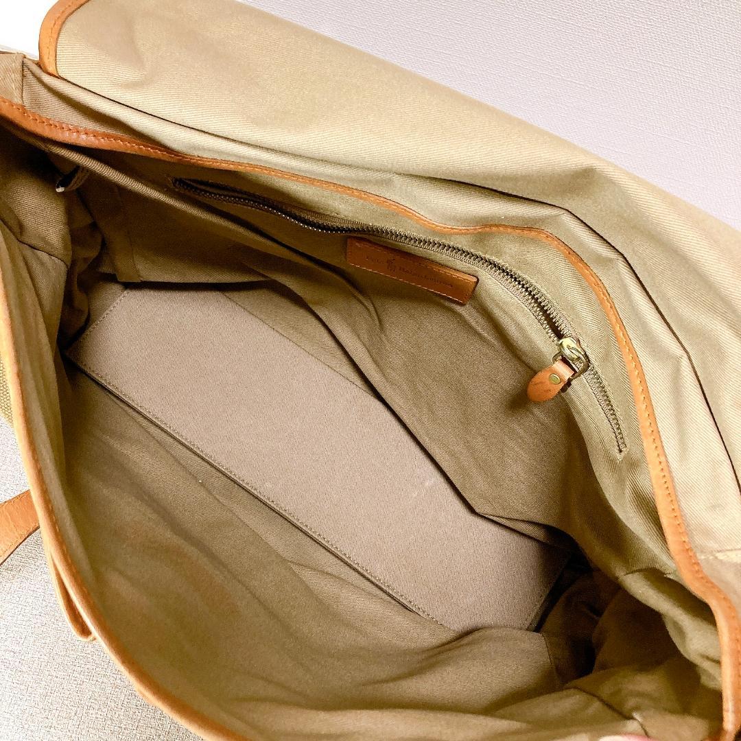 Polo Ralph Lauren ショルダーバッグ キャンバス サファリ