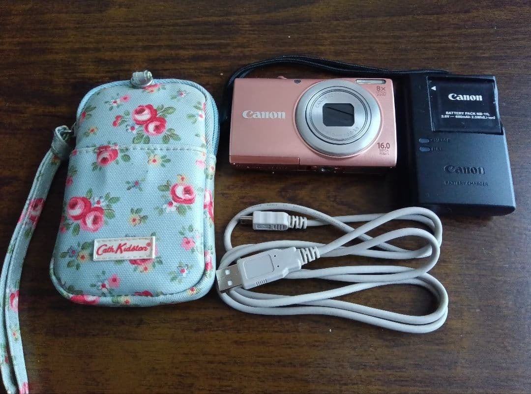 ♥Canon コンパクト・デジタルカメラ ピンク 16.0MP