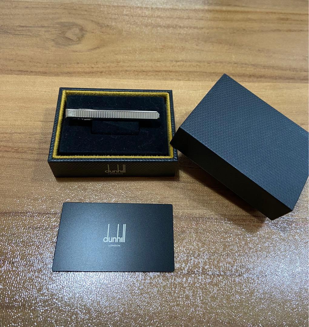 ダンヒル dunhill タイピン　タイバー　シルバー