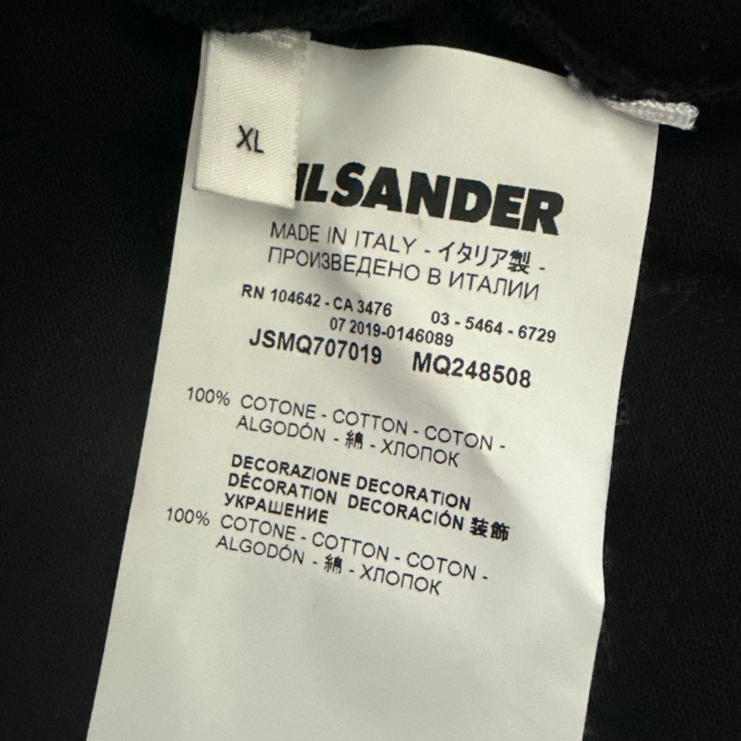 美品　XLサイズ　JIL SANDERタッセルスウェット　ブラック