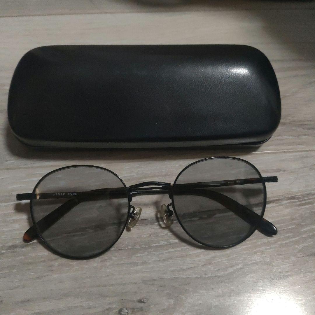 金子眼鏡　style eyes サングラス　カラーレンズ　ラウンド　ボストン