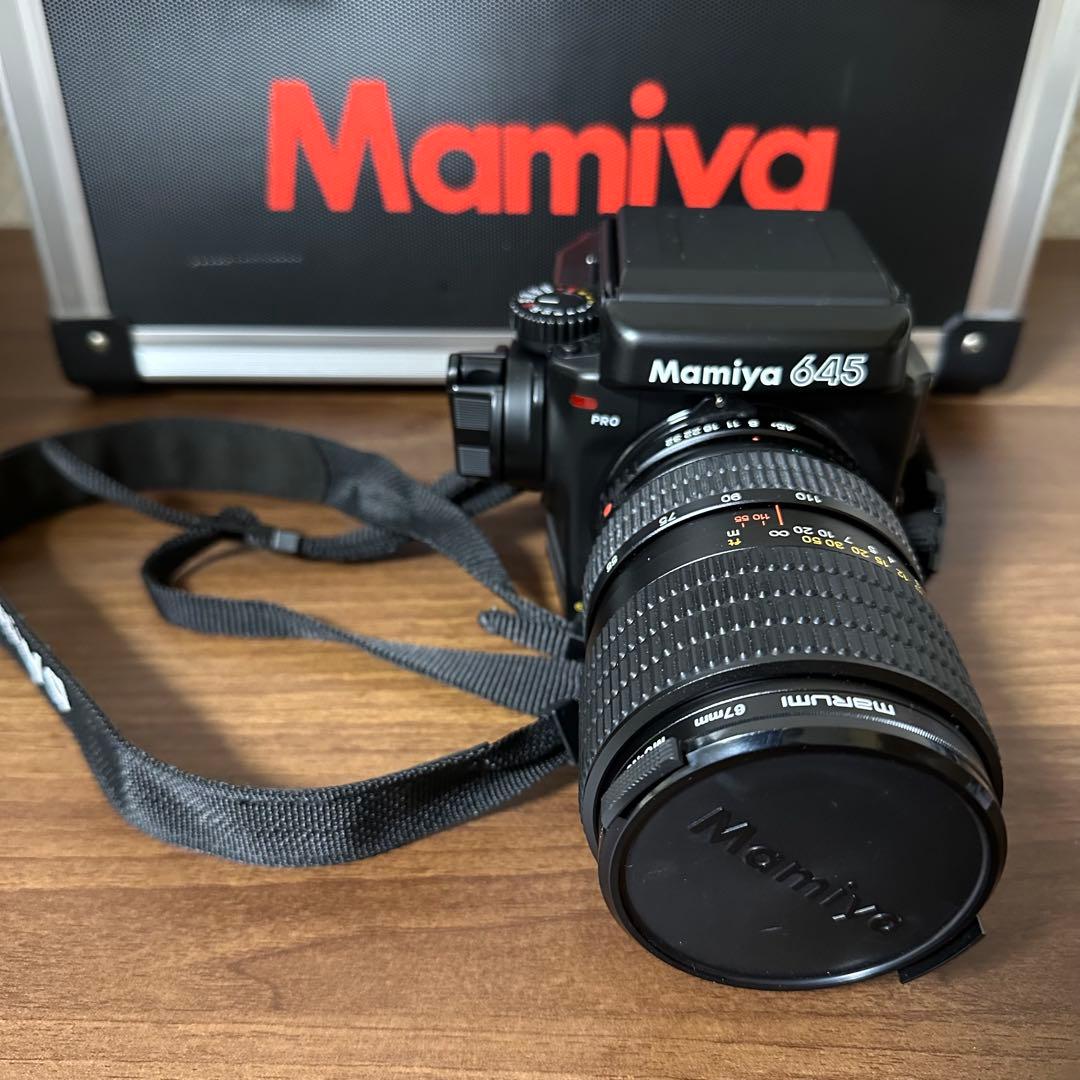 マミヤ 645プロ ボディ カメラ 周辺機器 ハードケース付き