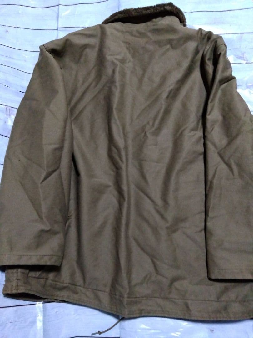 アルファインダストリーズ　n-1 デッキジャケット　ミリタリーカーキ　4L