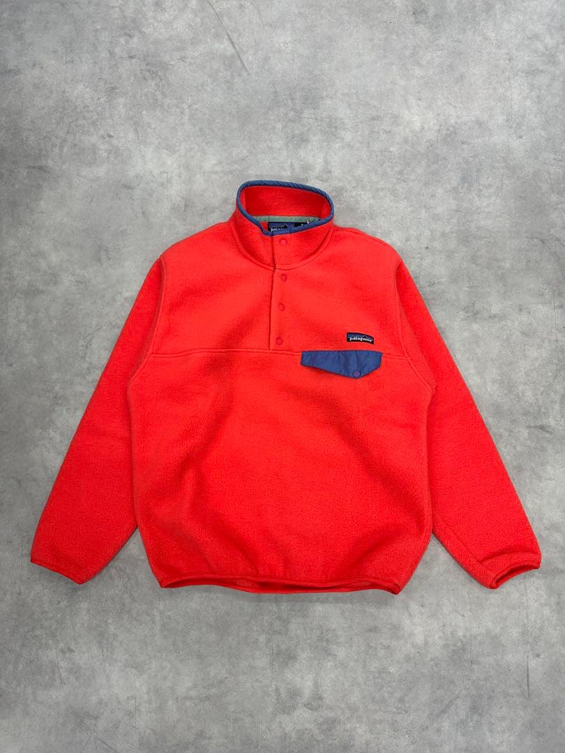 90s Patagonia シンチラスナップT FA97 オレンジ S フリース