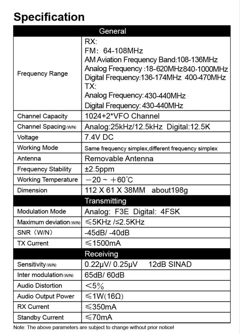 Radtel RT-4DJU 430MHz DMR/FM広帯域受☆JARD保可