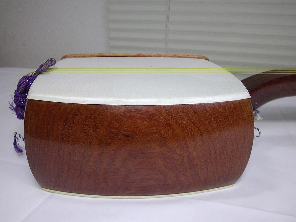 三味線　猫皮　破れなし