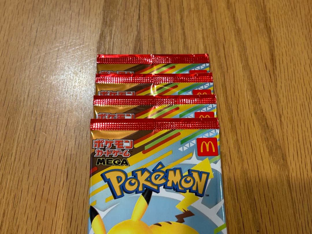 マクドナルド ハッピーセット ポケモンカード プロモパック 4パック