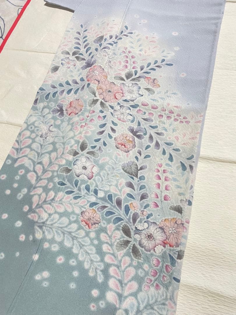 訪問着フルセット　辻ヶ花　作家　落款　正絹　絞り　上品　入学式　結婚式