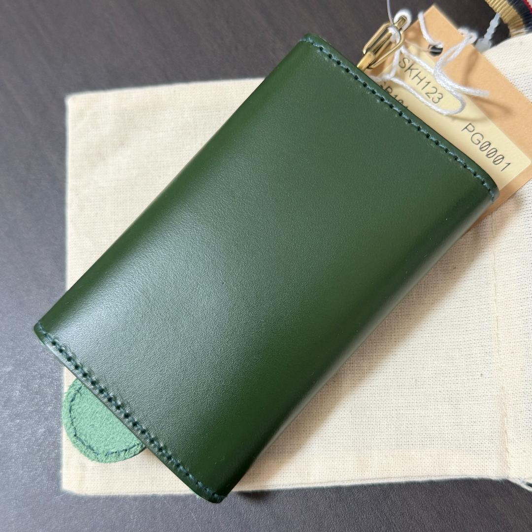 ショッパー付き【新品未使用】イルビゾンテ 6連 キーケース グリーン