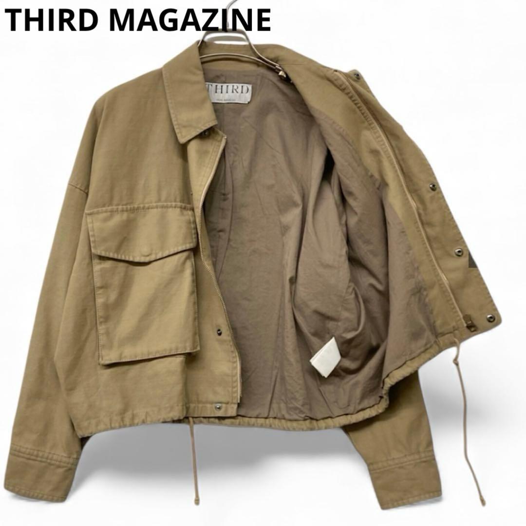 THIRD MAGAZINE サードマガジン ムラ糸 ミリタリー ジャケット