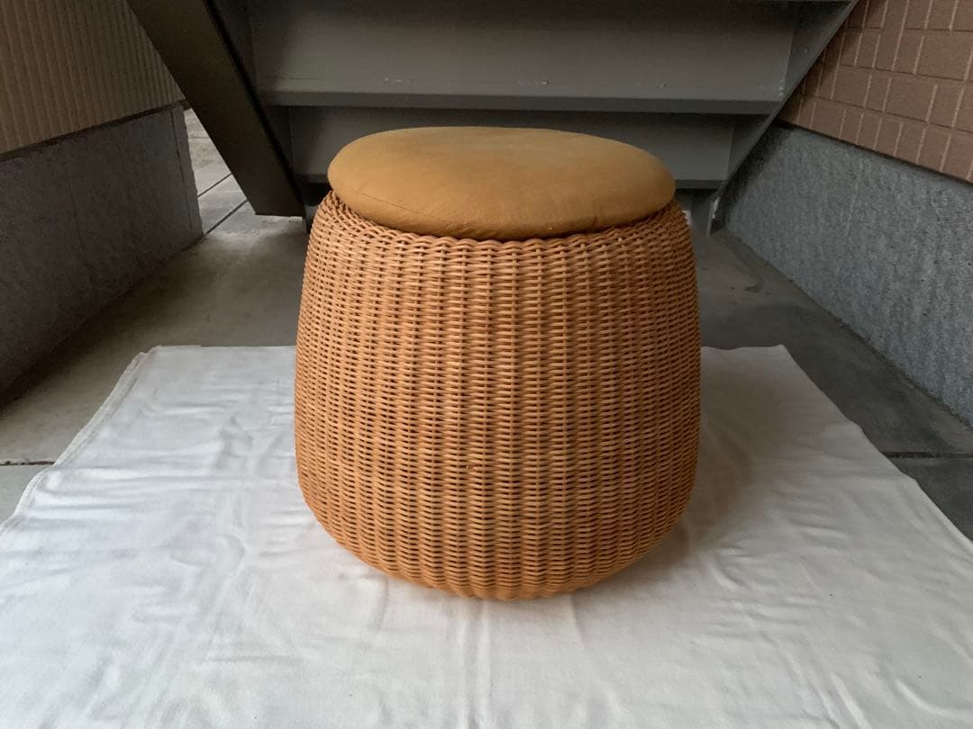 希少 山川ラタン 剣持勇デザイン ヴィンテージ スツール ジャパニーズモダン A