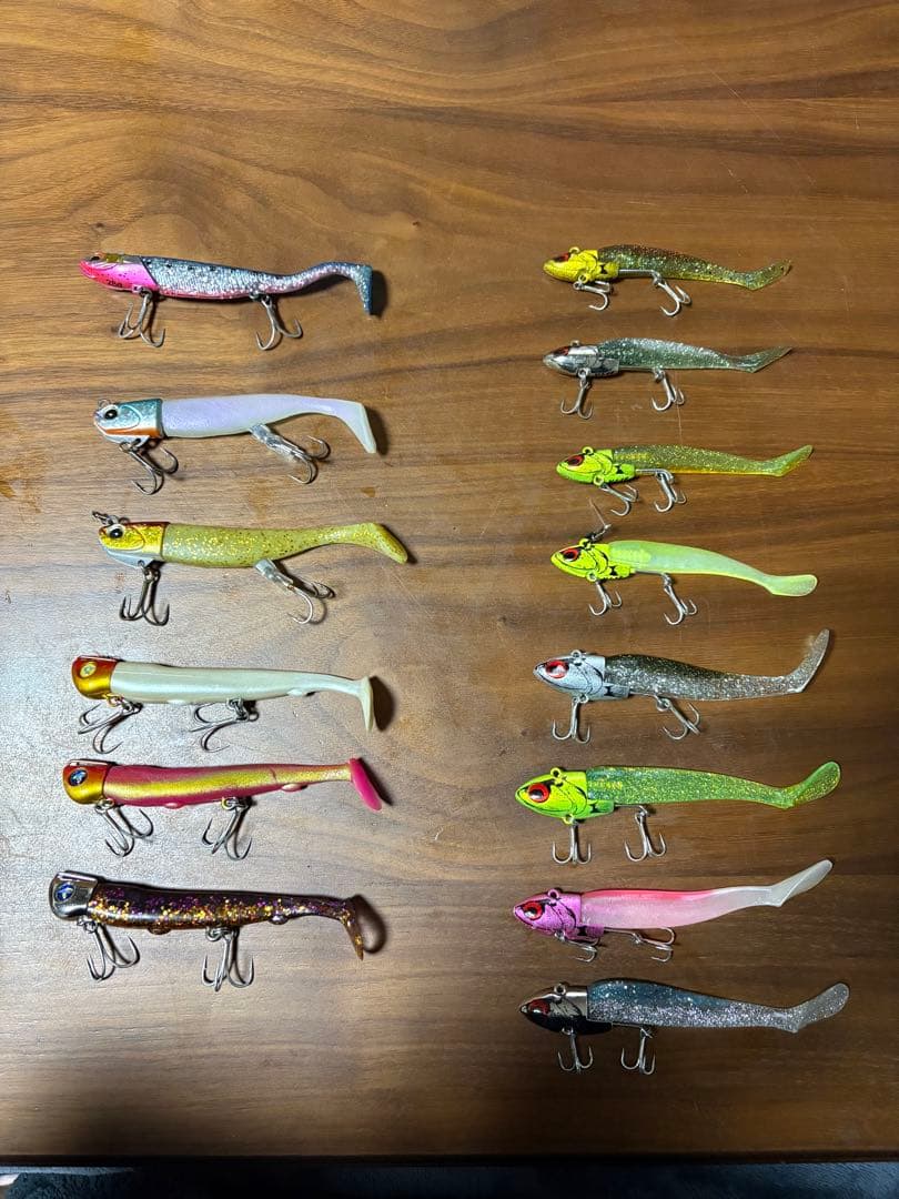 シマノ ダイワ メガバス コアマン等有名メーカールアー 仕掛け 大量セット