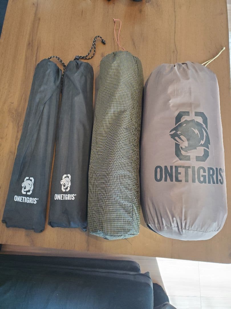 ワンティグリス スーパーシェルター ポール4本・コット セット