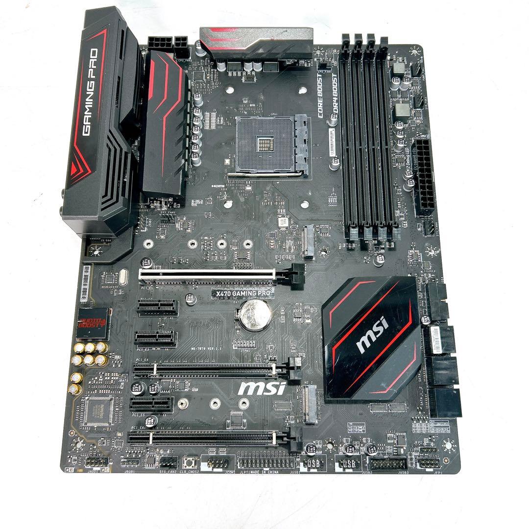 【動作品】msi マザーボード X470 Gaming PRO 送料無料