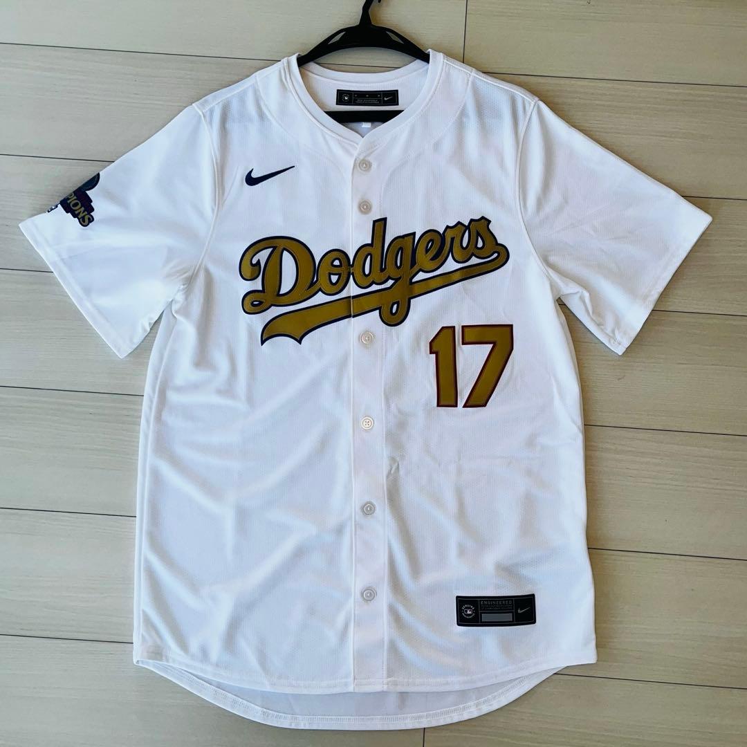 ドジャース Dodgers WS2024優勝記念 ゴールドユニフォーム 限定 M