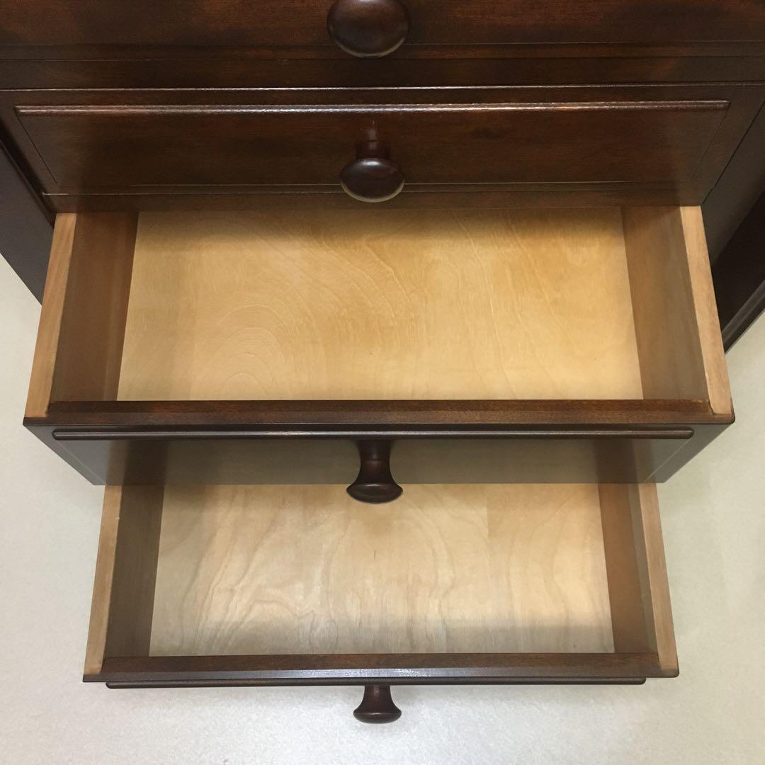 希少 松本民芸家具 チェスト 箪笥 タンス 6段 民芸家具 送料無料