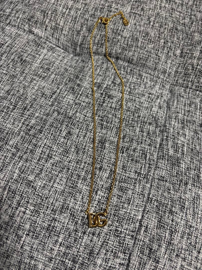 DG ロゴ ネックレス ゴールド